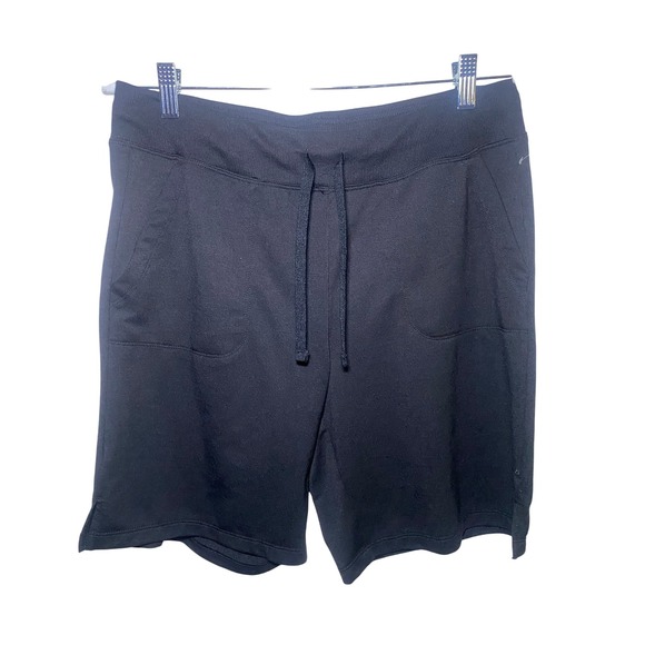 Athletic Works Pants - NWOT. Athletic Works Black Knit Fabric Womens Size 8-10 Drawstring Shorts